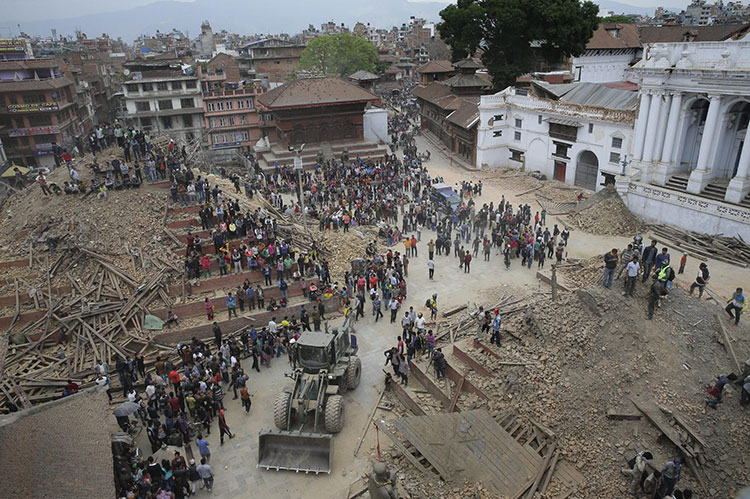 Plaza Durbar Katmandu despues