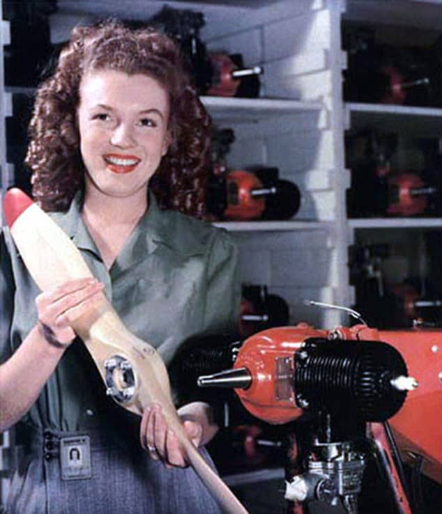Norma Jeane Mortenson fotografías